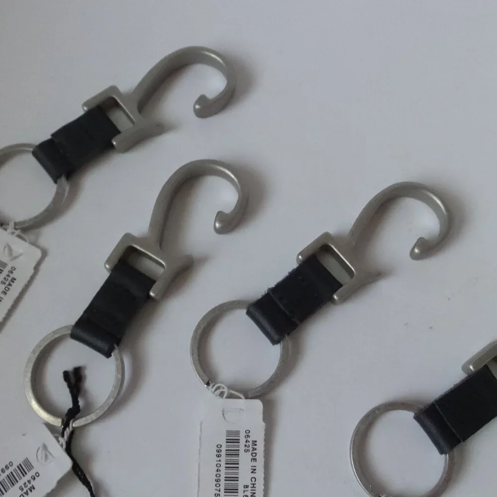 J. crew bottle opener key rings, Four